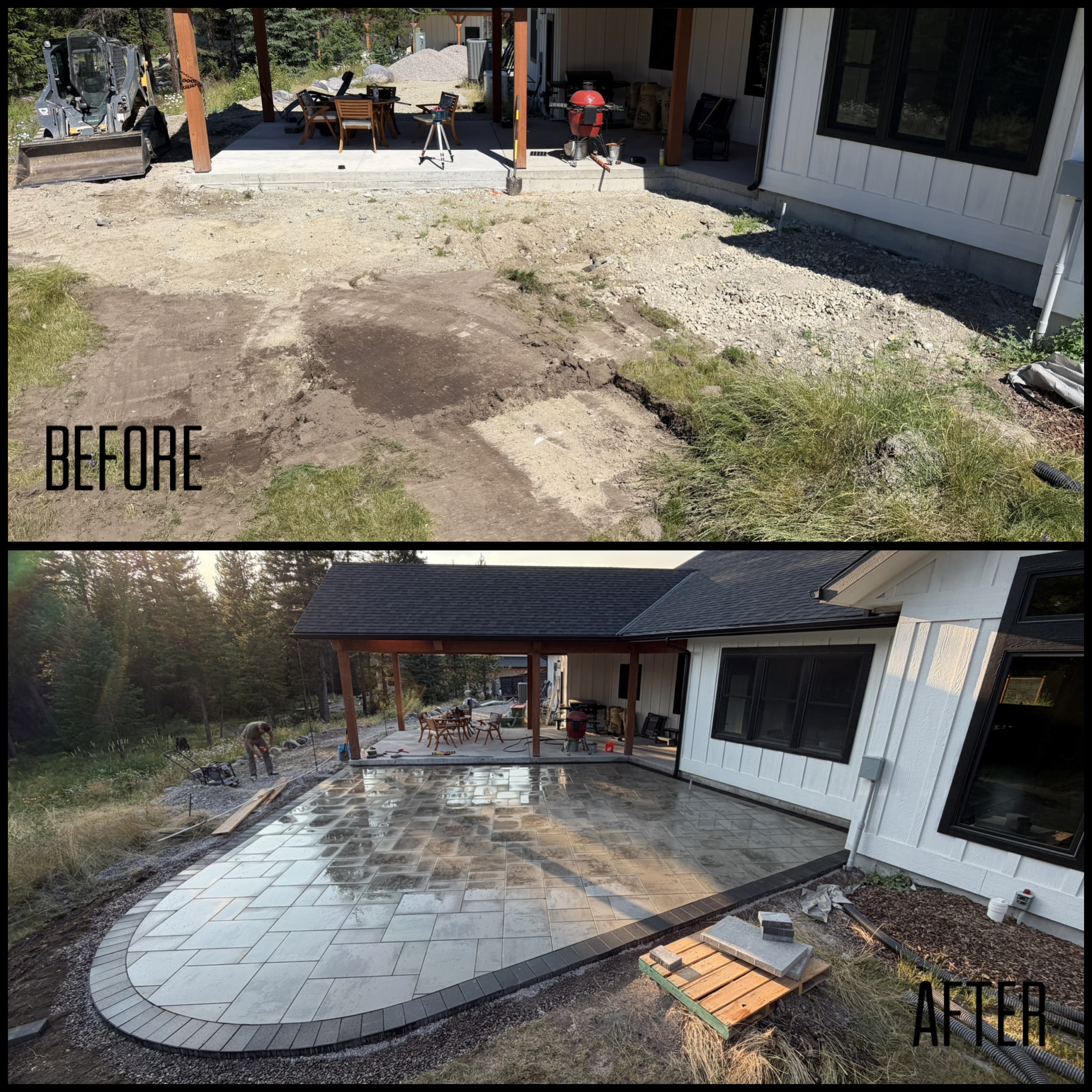 Paver Patio — Whitefish, MT