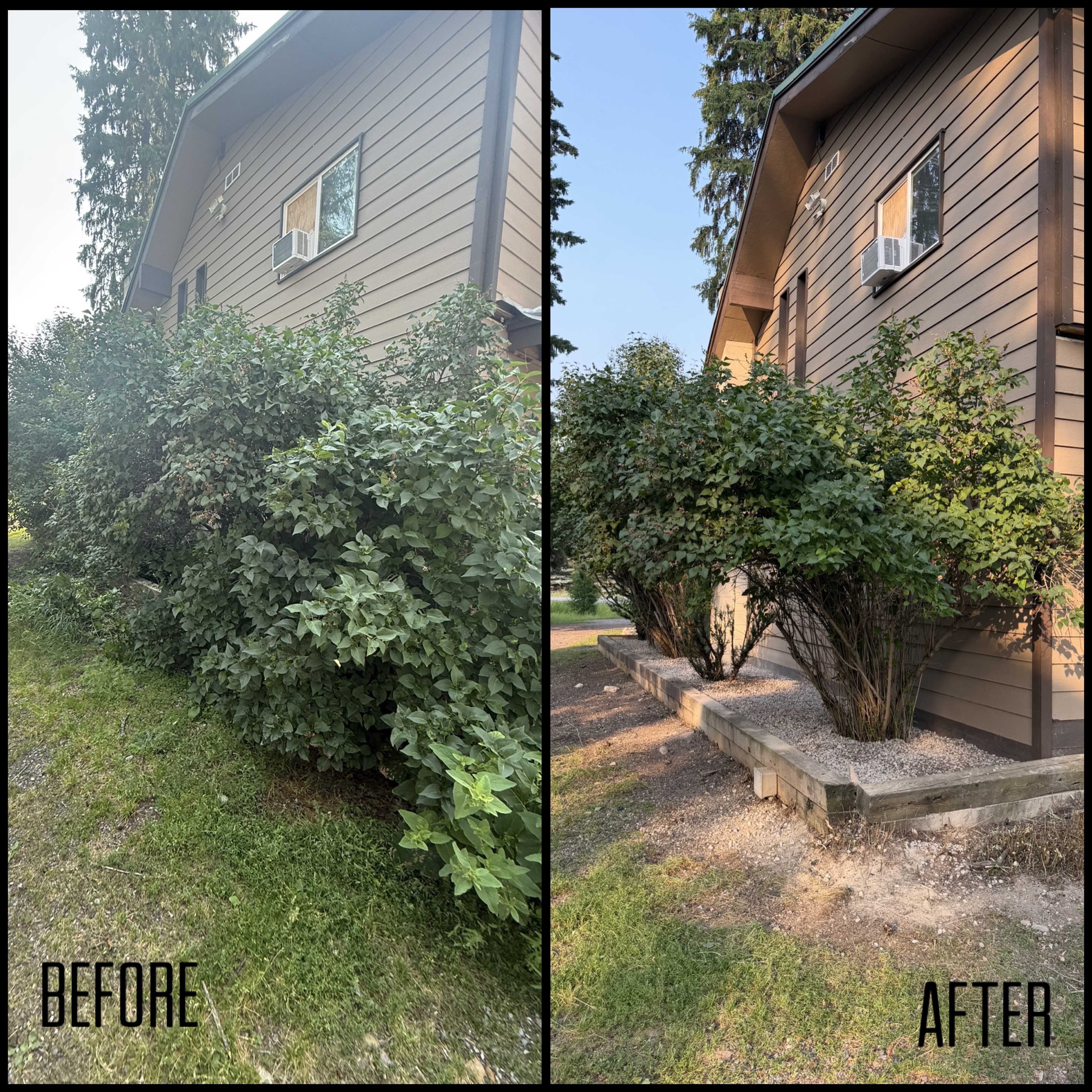 Clean Up & Rock Install — Whitefish, MT