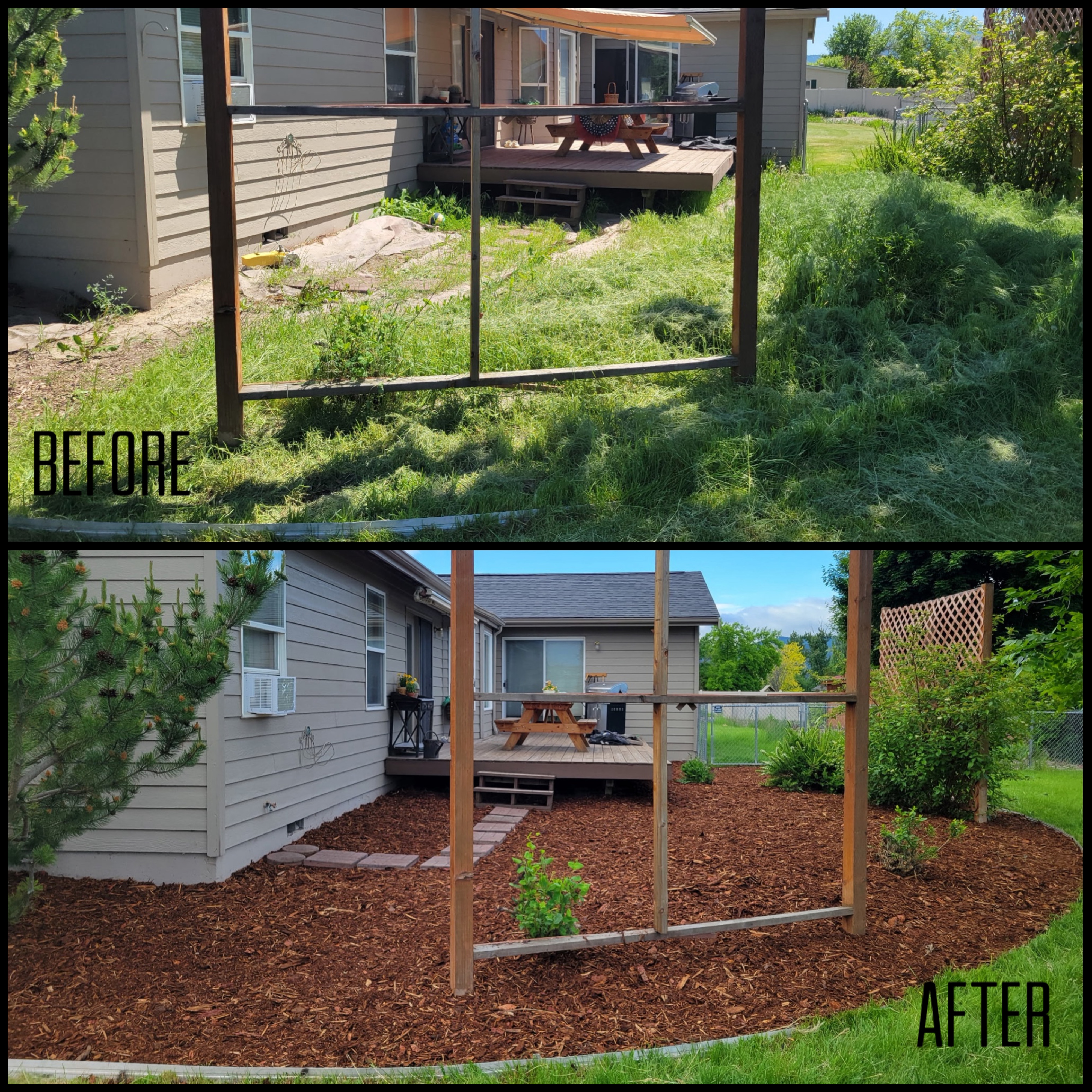 Mulch Bed Refresh — Kalispell, MT